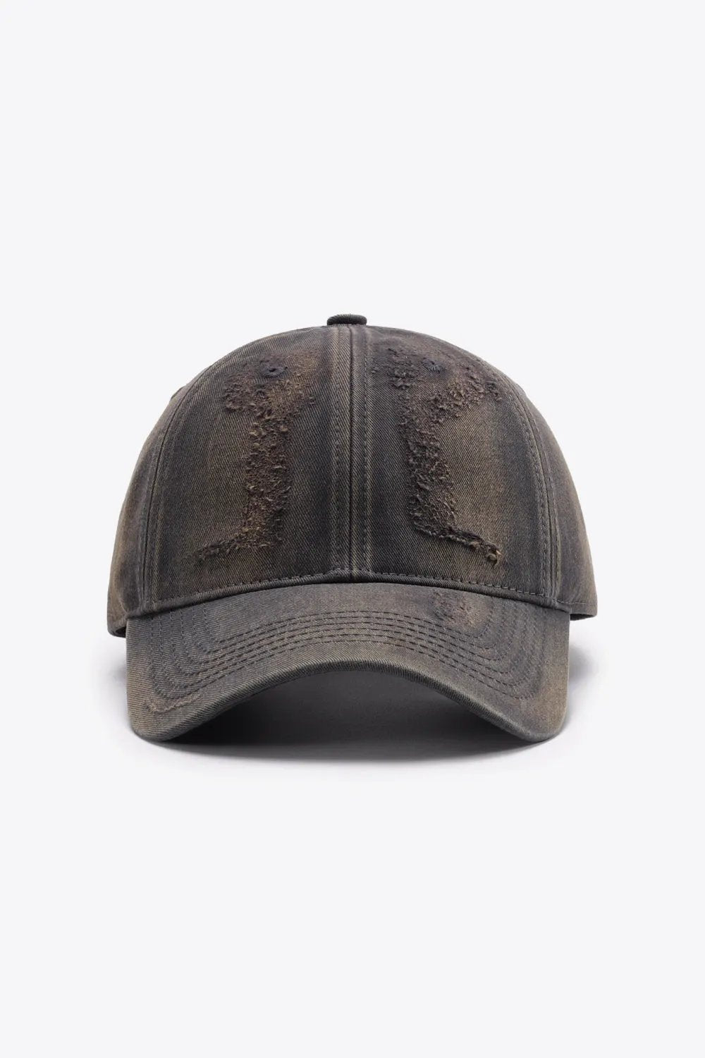 Distressed Adjustable Baseball Cap by Partner Label