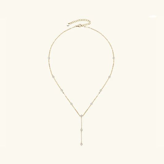 1.1 Carat Moissanite 925 Sterling Silver Necklace by Partner Labels