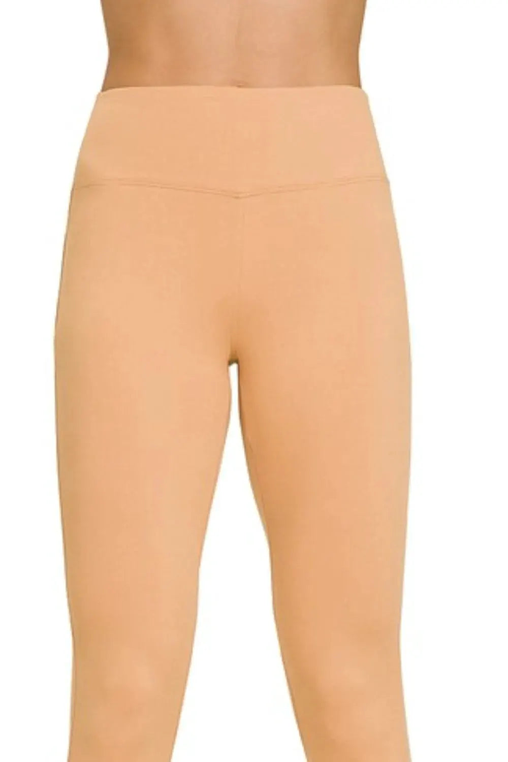 Zenana Microfiber Waistband Leggings by Zenana