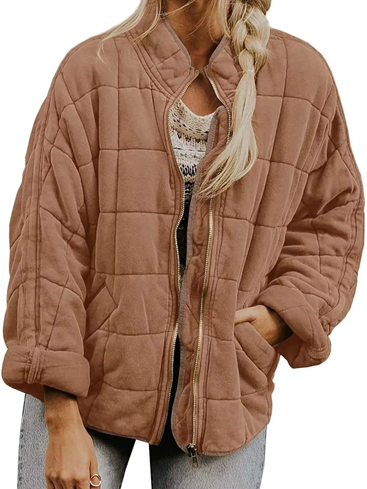 Quilted Zip Up Outerwear | Partner Labels Selection by Partner Label