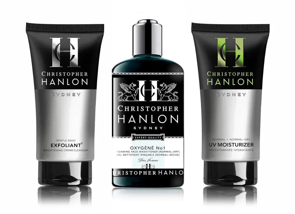 3-Step SKINCARE SYSTEM | MEN | Norm – Oily + Blemish Prone by CHRISTOPHER HANLON®