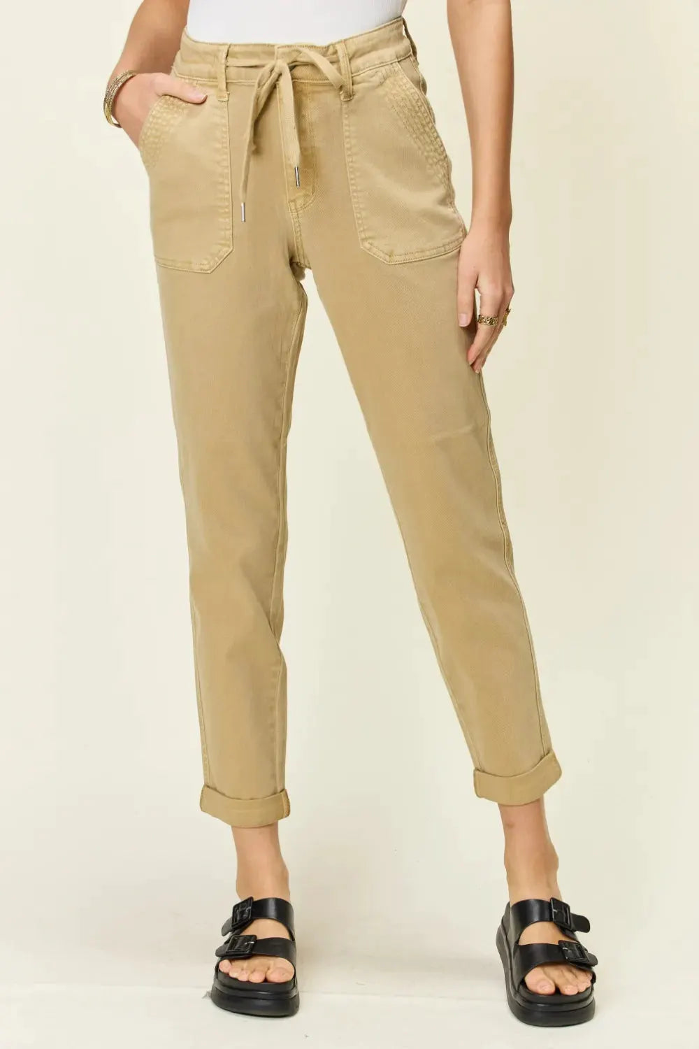Judy Blue Full Size High Waist Jogger Jeans by Judy Blue