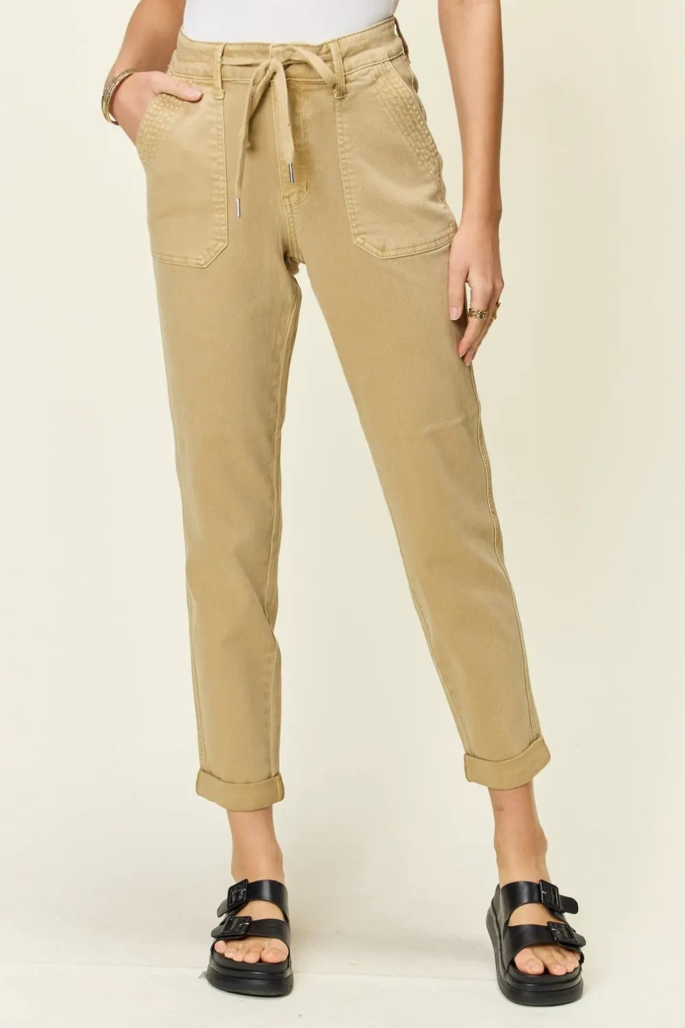 Judy Blue Full Size High Waist Jogger Jeans by Judy Blue