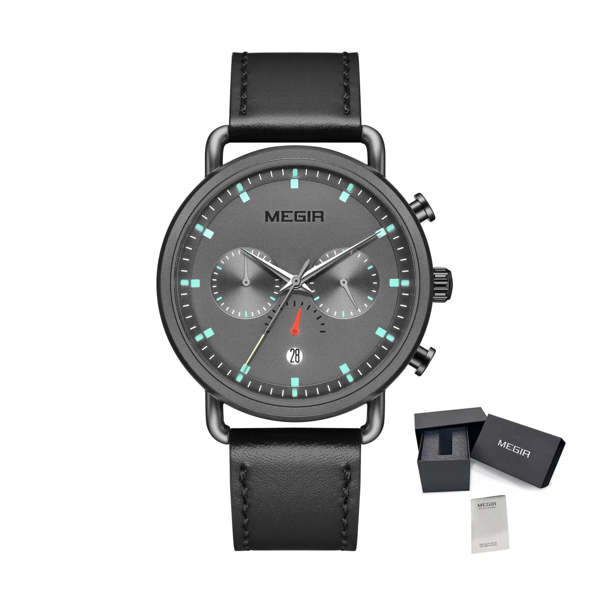 MEGIR Men Watch Top Brand Fashion Casual Quartz Watches Waterproof Date Man Sports Military Wristwatch Clock Relogio Masculino 2159 by MEGIR WATCH GROUP