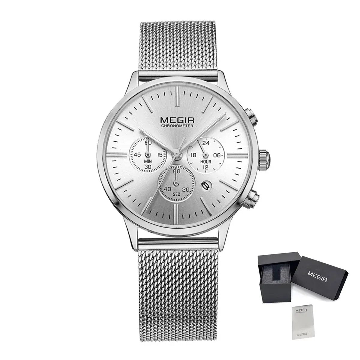 MEGIR Luxury Women Watches Chronograph Waterproof Quartz Ladies Sport Casual Wristwatch Female Dress Clock 24-hour Relogio Feminino 2011 by MEGIR WATCH GROUP