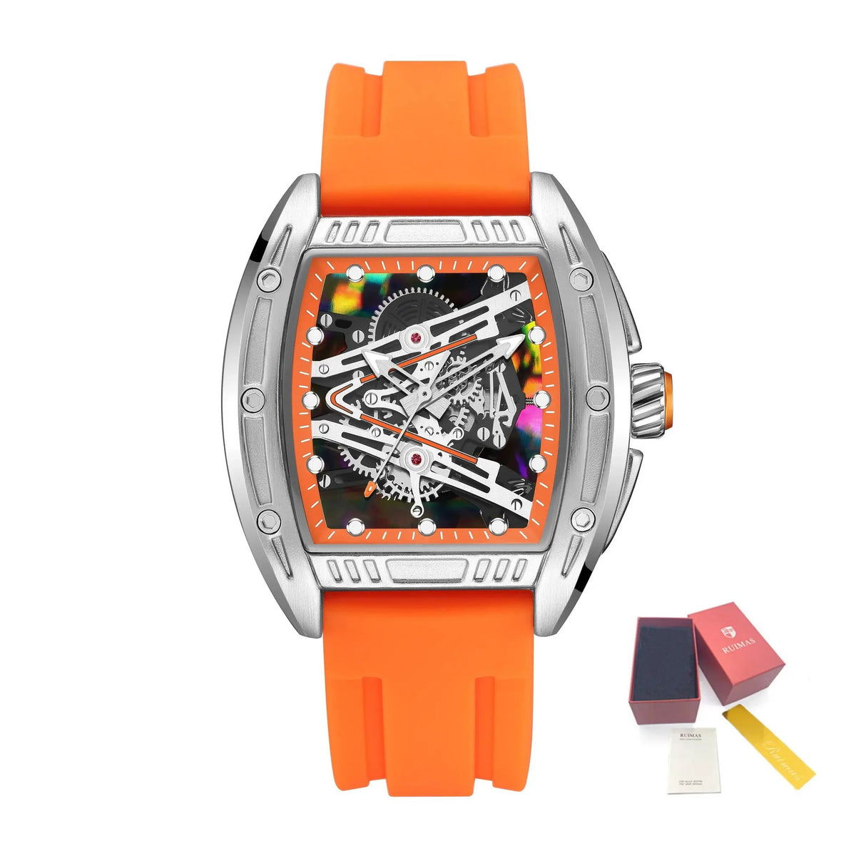 RUIMAS Fashion Military Quartz Watches Men Luxury Casual Sport Wrist Watches Waterproof Luminous Clock Large Dial Reloj Hombre 338 by MEGIR WATCH GROUP