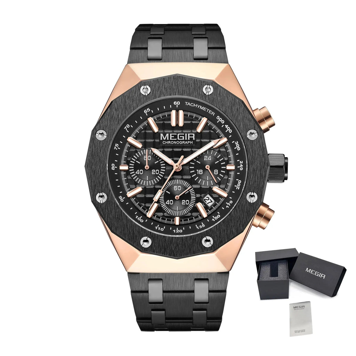 MEGIR Relogio Masculino Luxury Business Men Watches Fashion Military Watch Date Luminous Casual Quartz Wristwatch Man Clock 2213 by MEGIR WATCH GROUP