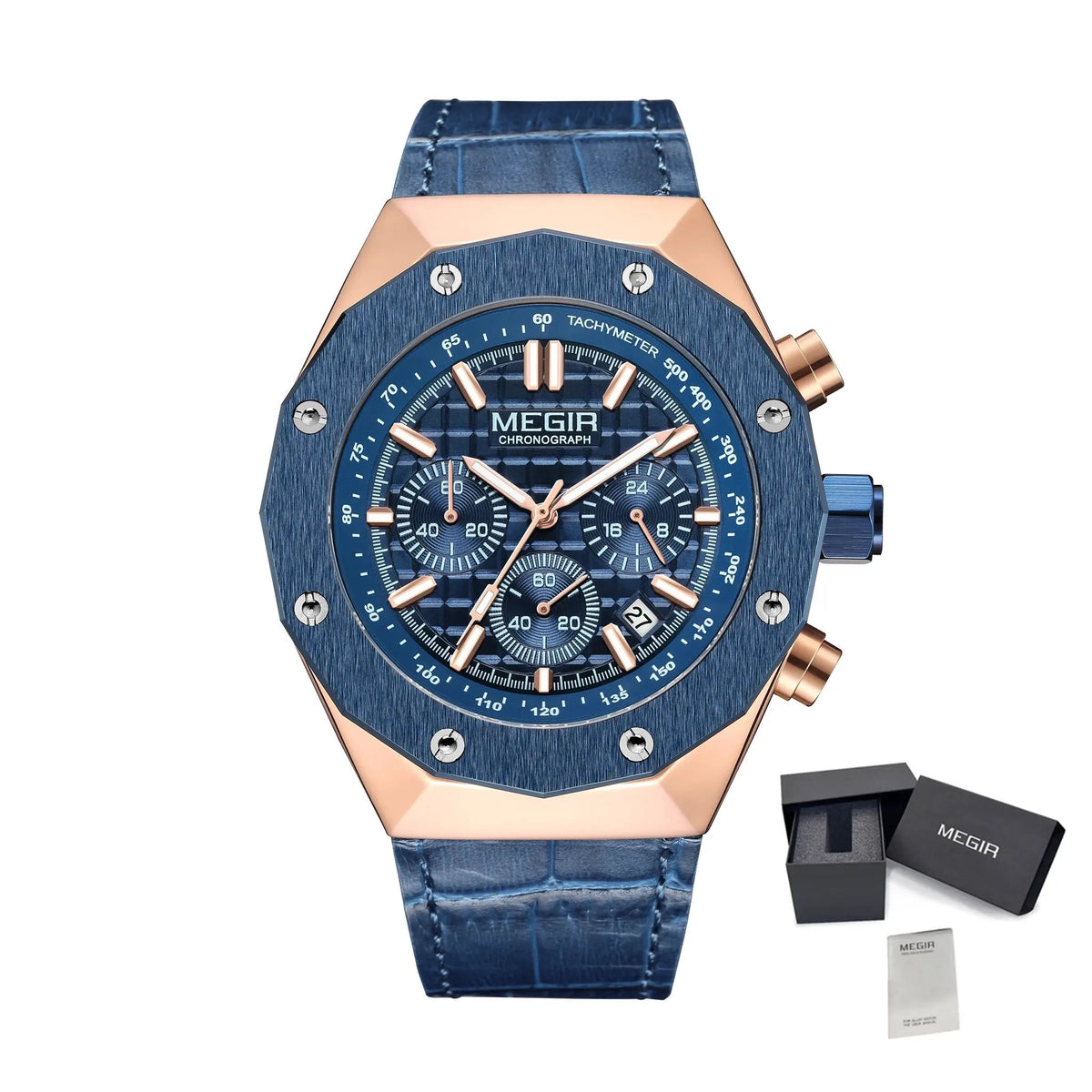 MEGIR Relogio Masculino Luxury Business Men Watches Fashion Military Watch Date Luminous Casual Quartz Wristwatch Man Clock 2213 by MEGIR WATCH GROUP