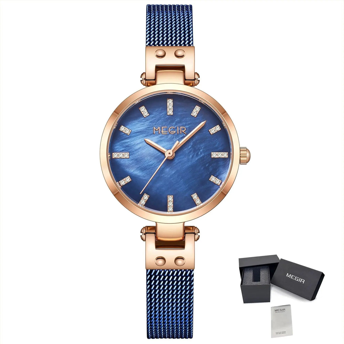 MEGIR Watches for Women Top Brand Fashion Ladies Wristwatch Waterproof Female Quartz Luxury Watch Montre Femme 7025 by MEGIR WATCH GROUP