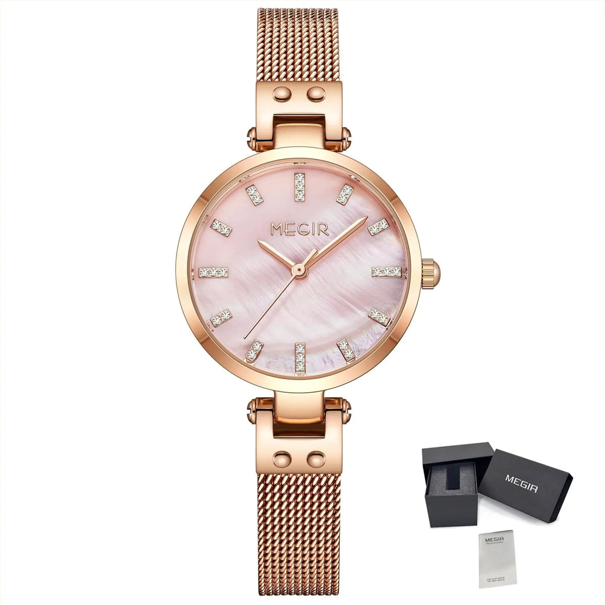 MEGIR Watches for Women Top Brand Fashion Ladies Wristwatch Waterproof Female Quartz Luxury Watch Montre Femme 7025 by MEGIR WATCH GROUP