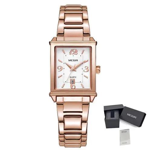MEGIR Women Bracelet Watches Fashion Business Wristwatch for Ladies Elegant Quartz Watch Waterproof Date Clock Reloj Mujer 1079 by MEGIR WATCH GROUP