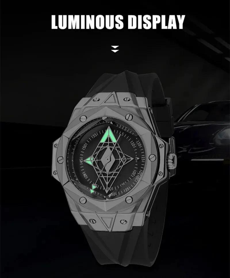 RUIMAS Brand Watches for Men Luxury Quartz Movement Sport Casual Wristwatches Unique Design Waterproof Clock Relogio Masculino 330 by MEGIR WATCH GROUP