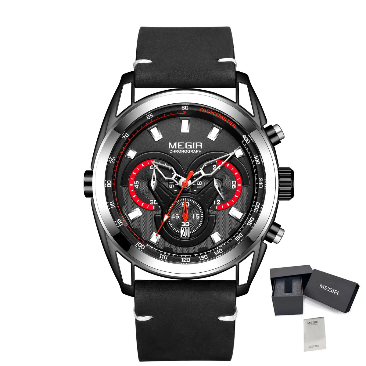 MEGIR Top Brand Luxury Men's Wrist Watch Man Luminous Waterproof Sport Men Quartz Wristwatches Relogio Masculino Dropshipping 2135 by MEGIR WATCH GROUP