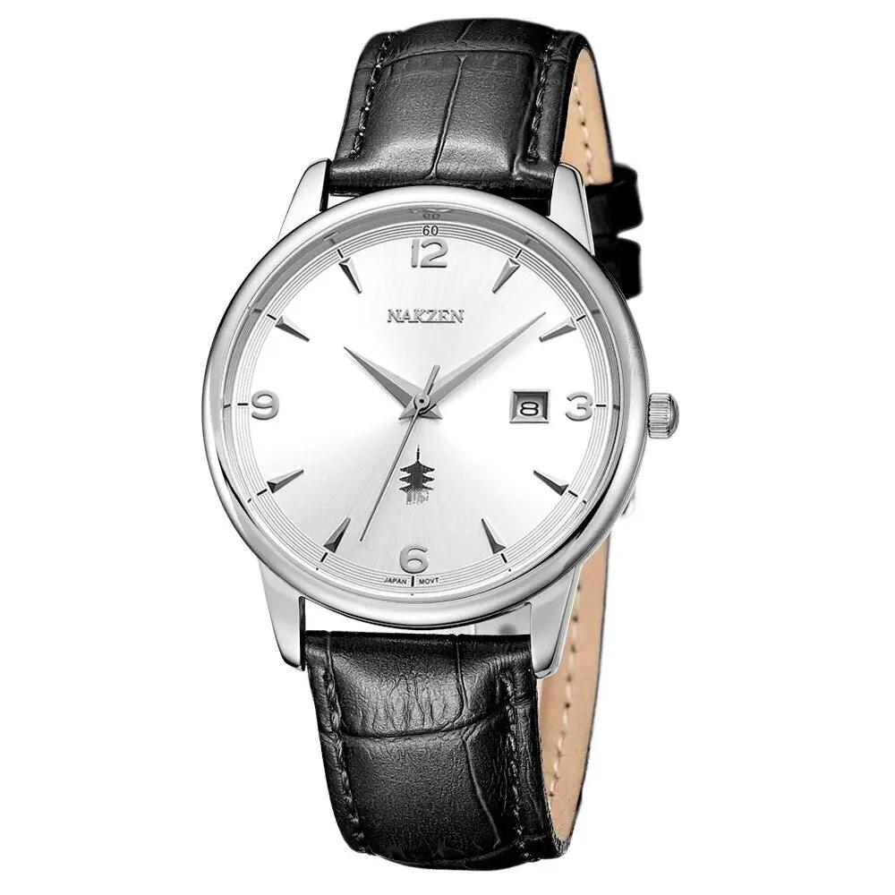 NAKZEN New Fashion Mens Watches Stainless Steel Top Brand Date Clock Waterproof Luxury Sports Quartz Watch Men Relogio Masculino 1006 by MEGIR WATCH GROUP