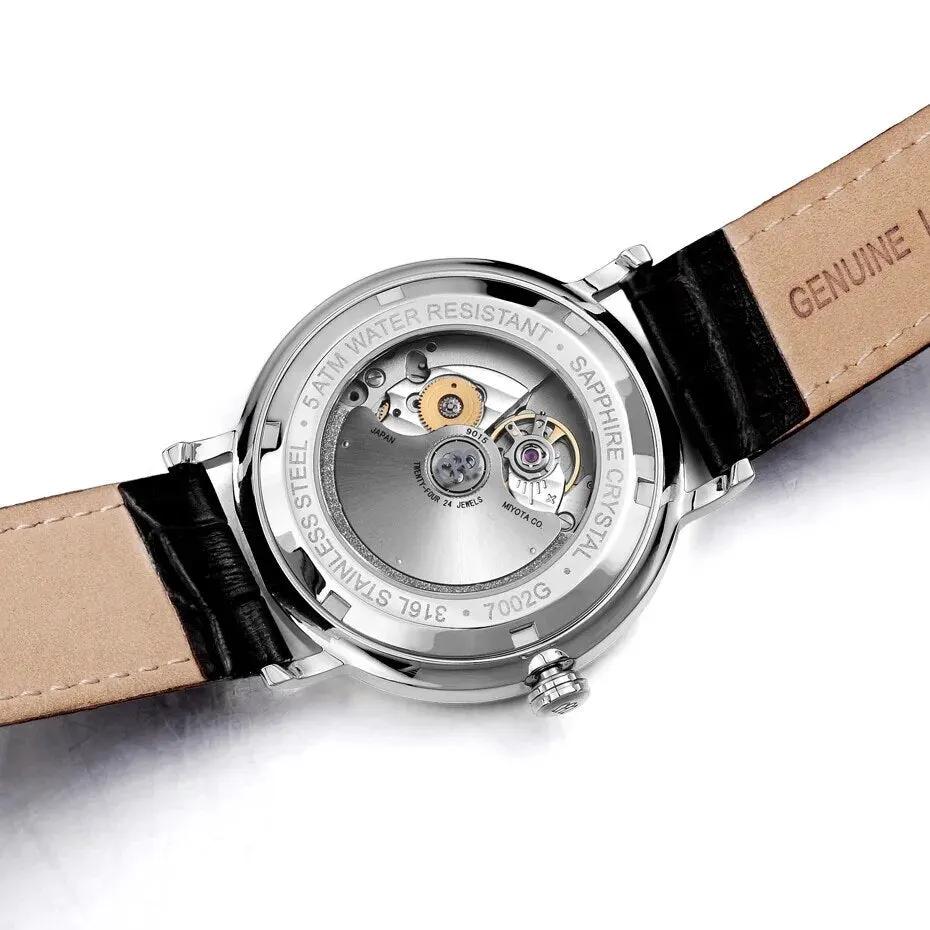 NAKZEN Miyota 9015 Automatic Mechanical Men Watch 2019 Hot Wrist Brand Luxury Sapphire glass Wristwatch Clock Relogio Masculino 7002 by MEGIR WATCH GROUP