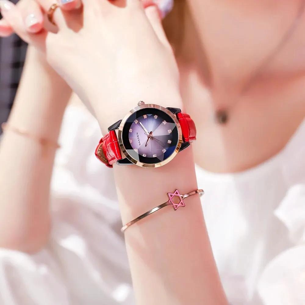 NAKZEN Women Watches Waterproof Black Ceramic Leather Luxury Fashion Ladies Quartz Watch Relogio Feminino Montre Femme 1027 by MEGIR WATCH GROUP