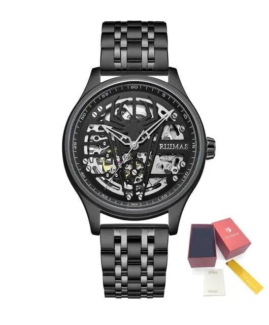 RUIMAS Watches for Men Top Brand Luxury Mechanical Chronograph Clock Stainless Steel Casual Wrist Watch Man Business Watch 6787 by MEGIR WATCH GROUP