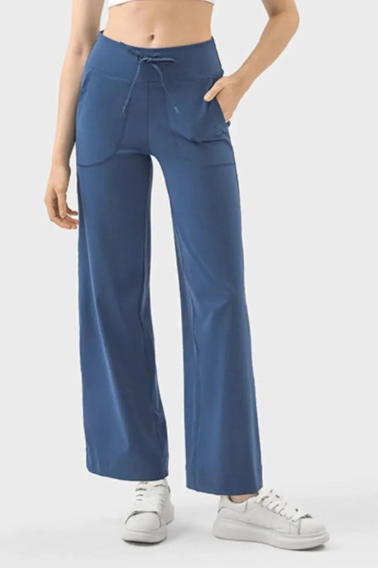 Millennia Drawstring Active Pants with Pockets by Millennia