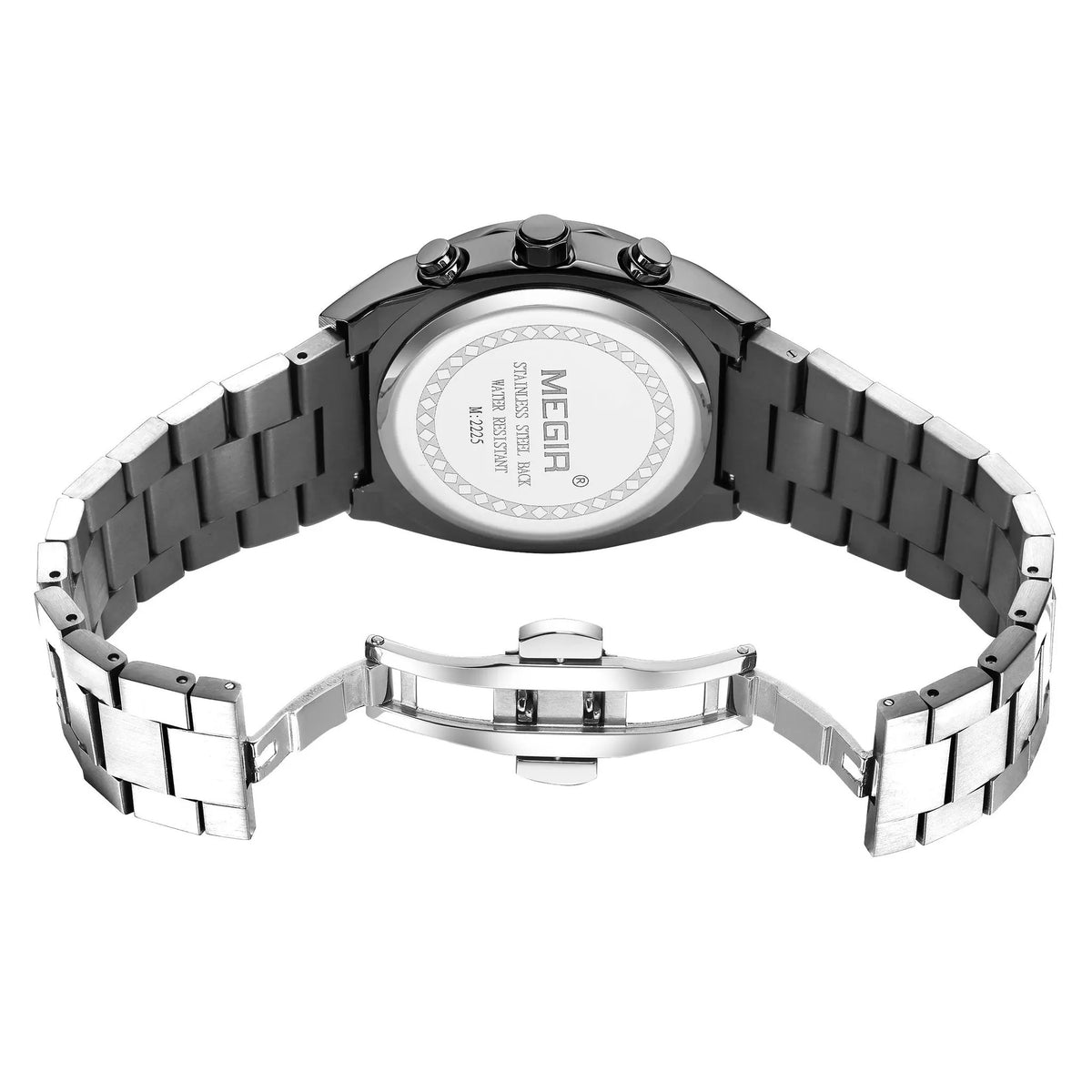 MEGIR New Watch for Men Top Brand Luxury Casual Quartz Wristwatch with Chronograph Waterproof Luminous Auto Date Reloj Hombre 2225 by MEGIR WATCH GROUP