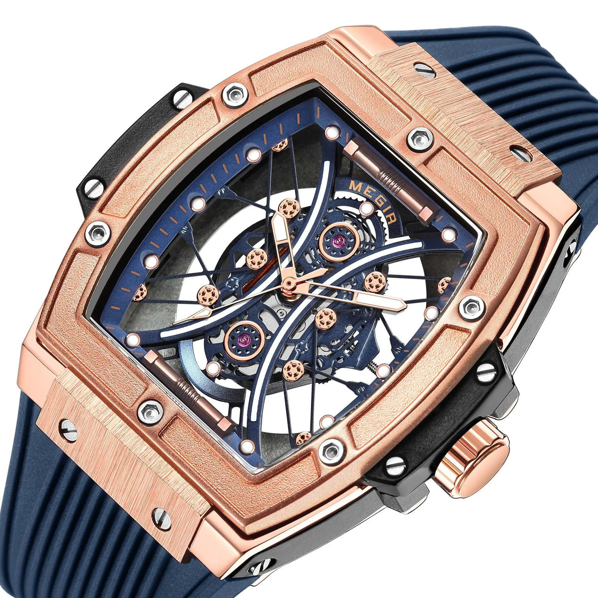 MEGIR Brand Luxury Quartz Watch for Men Fashion Military Sports Watches Waterproof Luminous Clock Wristwatch Reloj Hombre 8109 by MEGIR WATCH GROUP