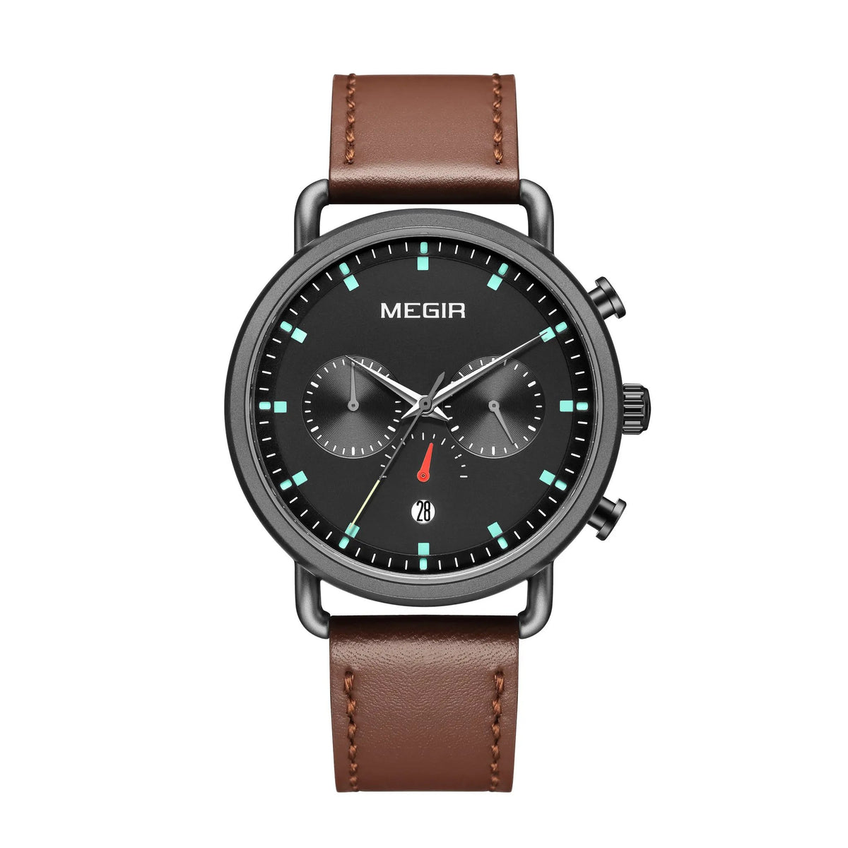 MEGIR Men Watch Top Brand Fashion Casual Quartz Watches Waterproof Date Man Sports Military Wristwatch Clock Relogio Masculino 2159 by MEGIR WATCH GROUP