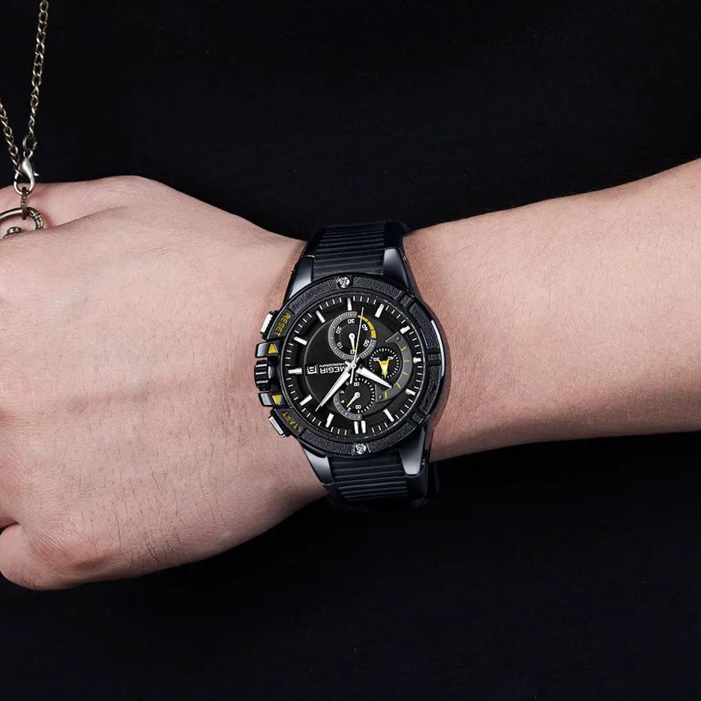 MEGIR Quartz Watches for Men Luxury Sport Military Wristwatches Waterproof Man Clock Date Chronograph Relogio Masculino 2095 by MEGIR WATCH GROUP