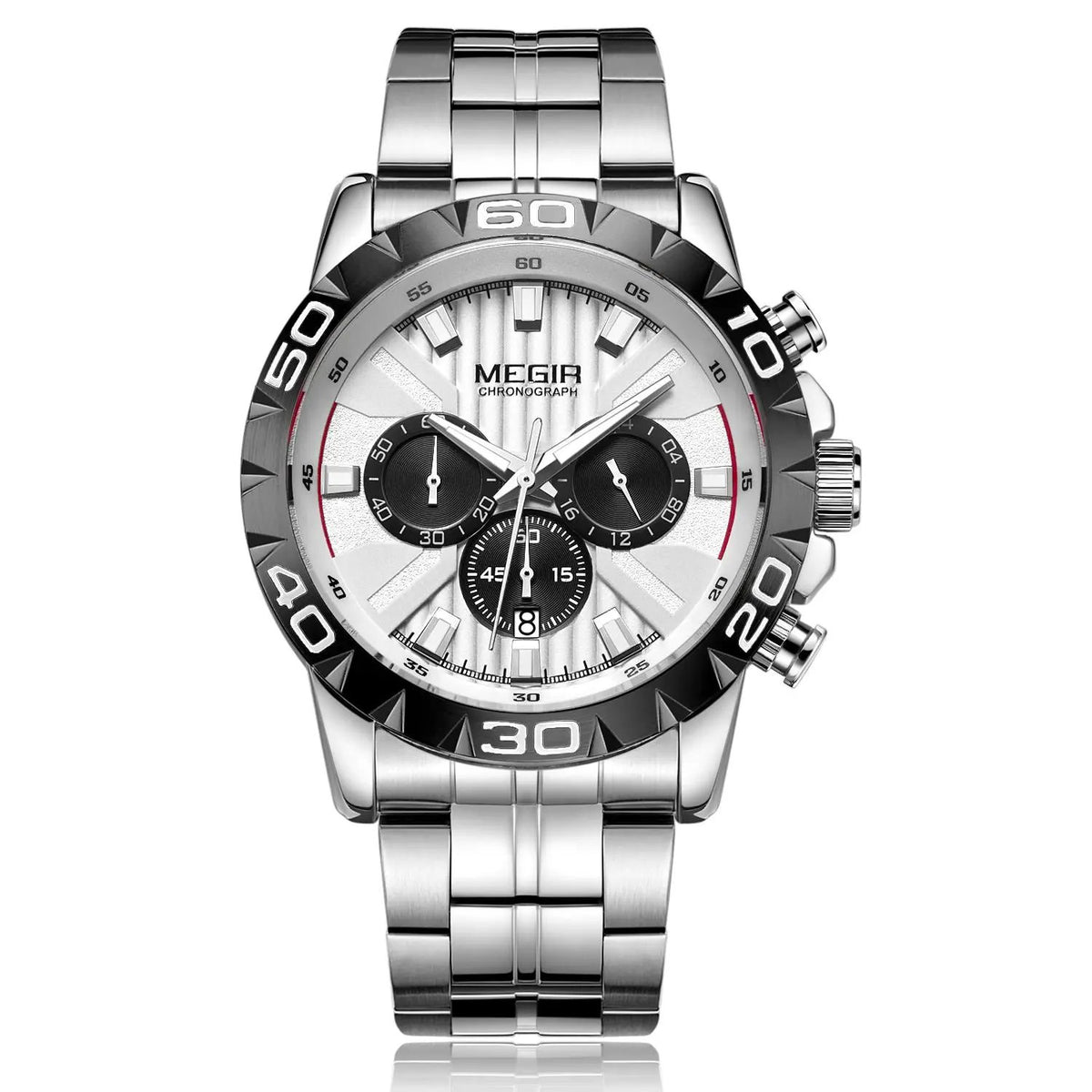 MEGIR Watches Business Mens Watches Top Brand Luxury Quartz Casual Wristwatch Date Clock Waterproof Wrist Watch Chronograph 2087 by MEGIR WATCH GROUP