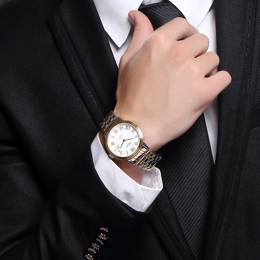 MEGIR Automatic Mechanical Watch Men Stainless Steel Watches Top Brand Luxury Business Wristwatch Male Clock Relogio Masculino 96001 by MEGIR WATCH GROUP