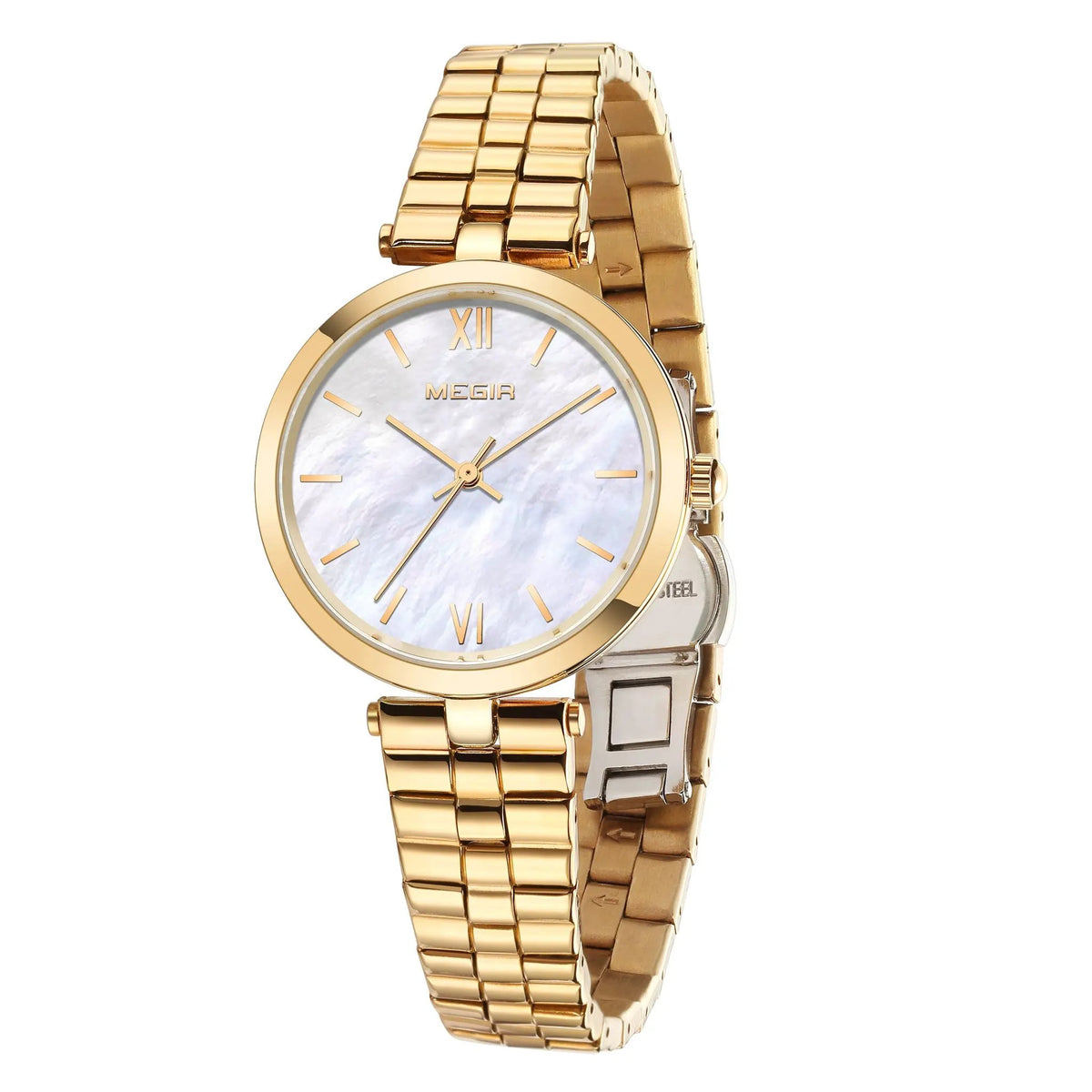 MEGIR Ladies Bracelet Watches Fashion Luxury Women's Casual Wrist Watch Steel Quartz Watch Dress Female Clock Reloj Mujer 85112 by MEGIR WATCH GROUP