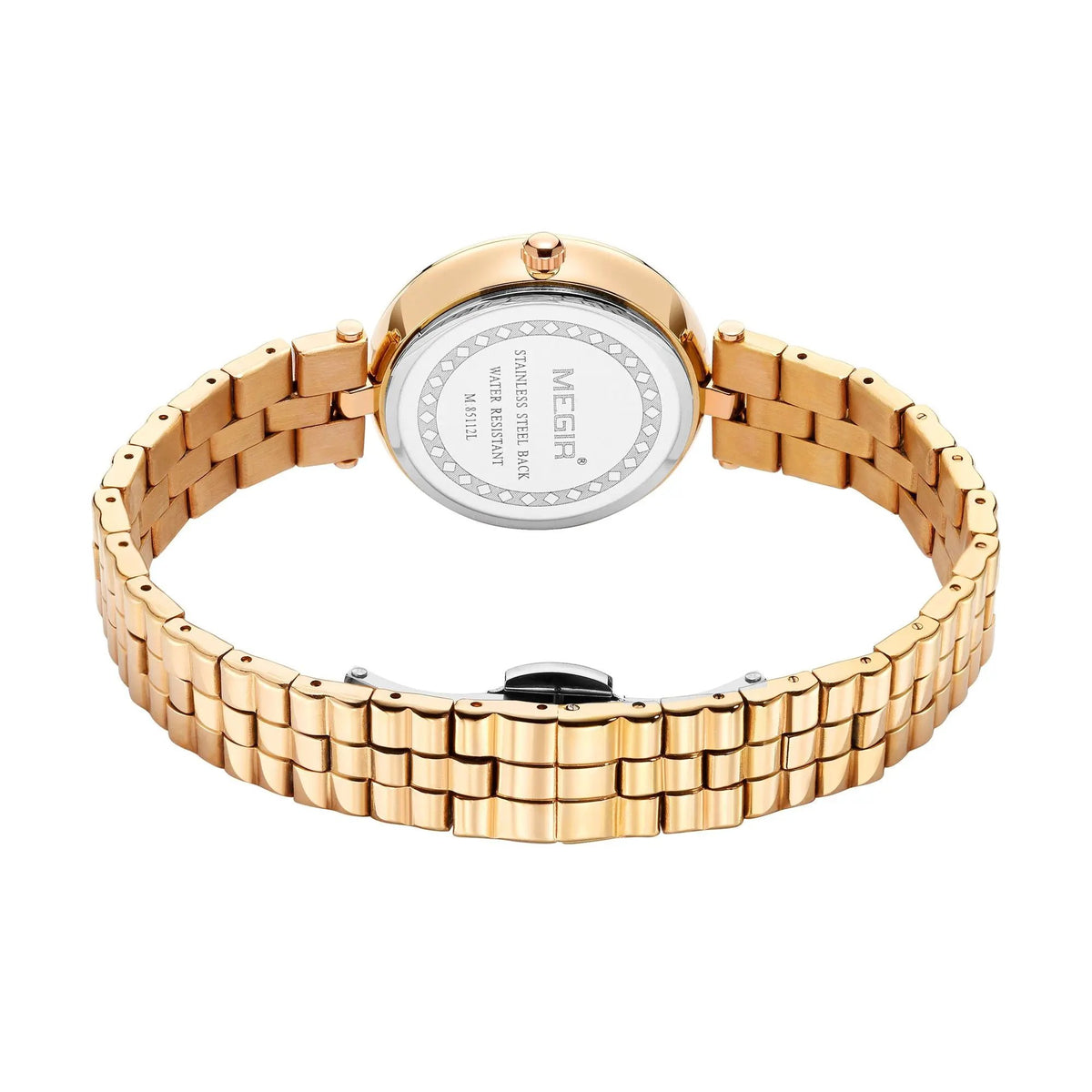 MEGIR Ladies Bracelet Watches Fashion Luxury Women's Casual Wrist Watch Steel Quartz Watch Dress Female Clock Reloj Mujer 85112 by MEGIR WATCH GROUP