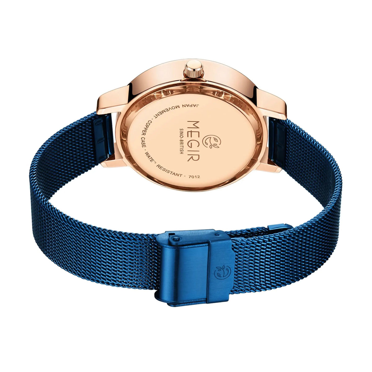 MEGIR Luxury Watches for Women Stainless Steel Dress Clock Fashion Elegant Wristwatch Quartz Watch Ladies Clock Reloj Mujer 7012 by MEGIR WATCH GROUP