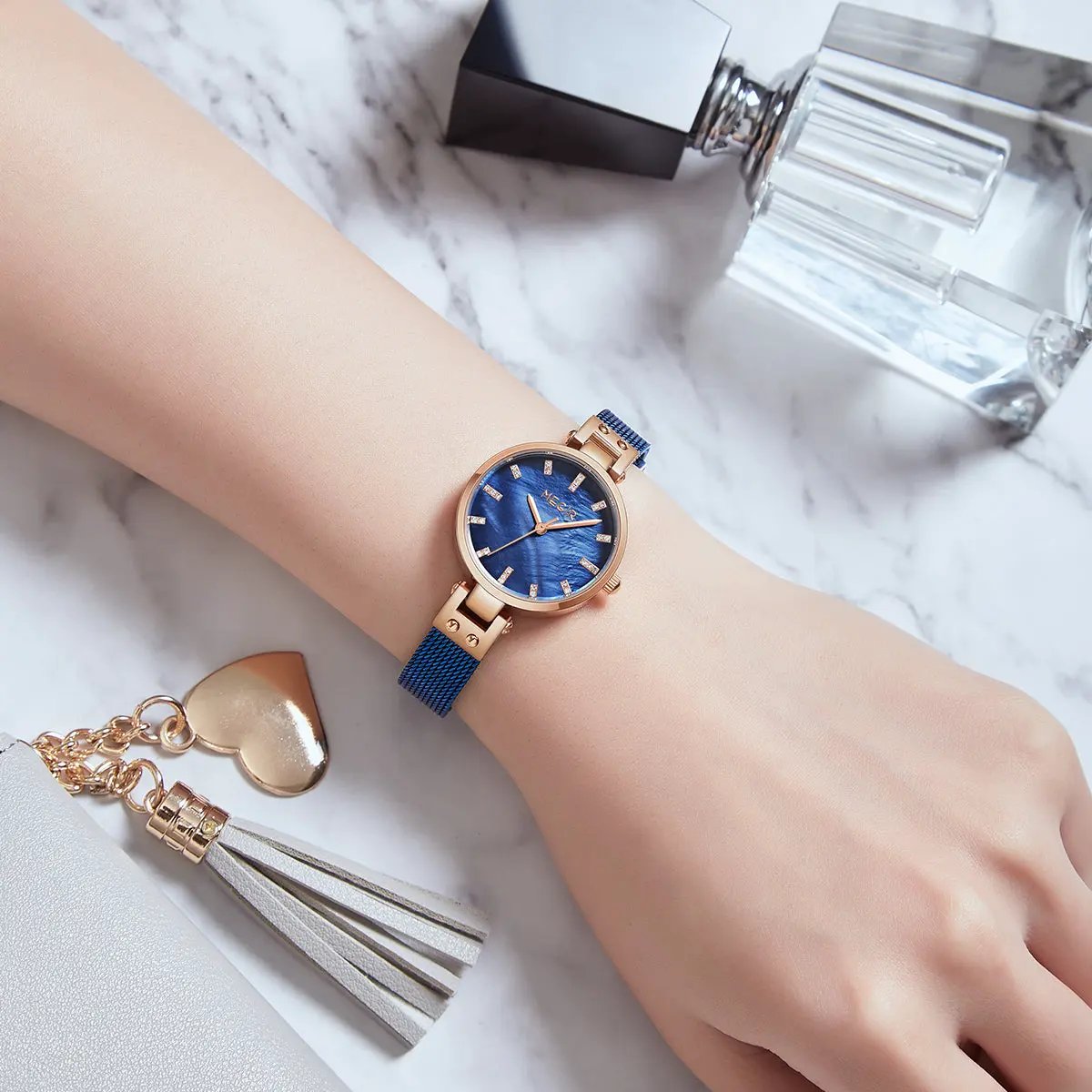 MEGIR Watches for Women Top Brand Fashion Ladies Wristwatch Waterproof Female Quartz Luxury Watch Montre Femme 7025 by MEGIR WATCH GROUP