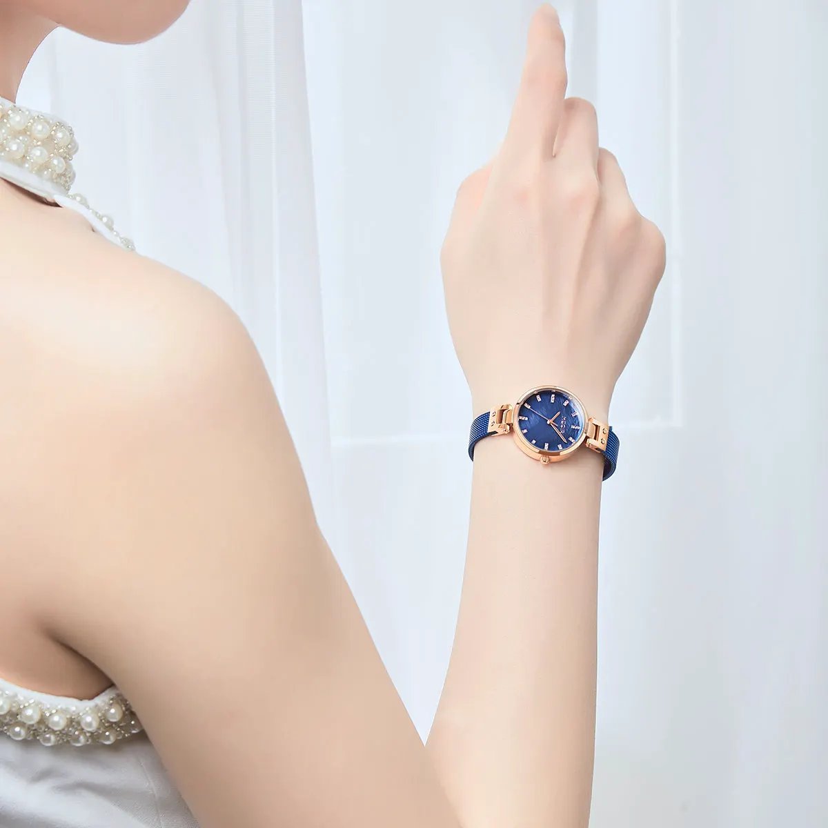 MEGIR Watches for Women Top Brand Fashion Ladies Wristwatch Waterproof Female Quartz Luxury Watch Montre Femme 7025 by MEGIR WATCH GROUP