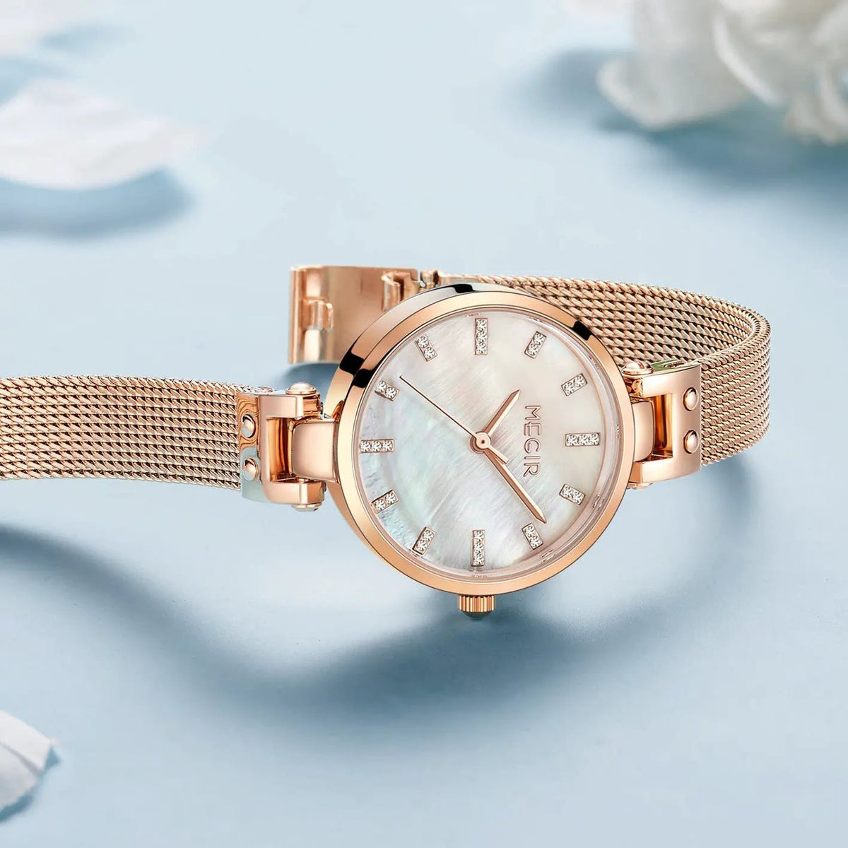 MEGIR Watches for Women Top Brand Fashion Ladies Wristwatch Waterproof Female Quartz Luxury Watch Montre Femme 7025 by MEGIR WATCH GROUP
