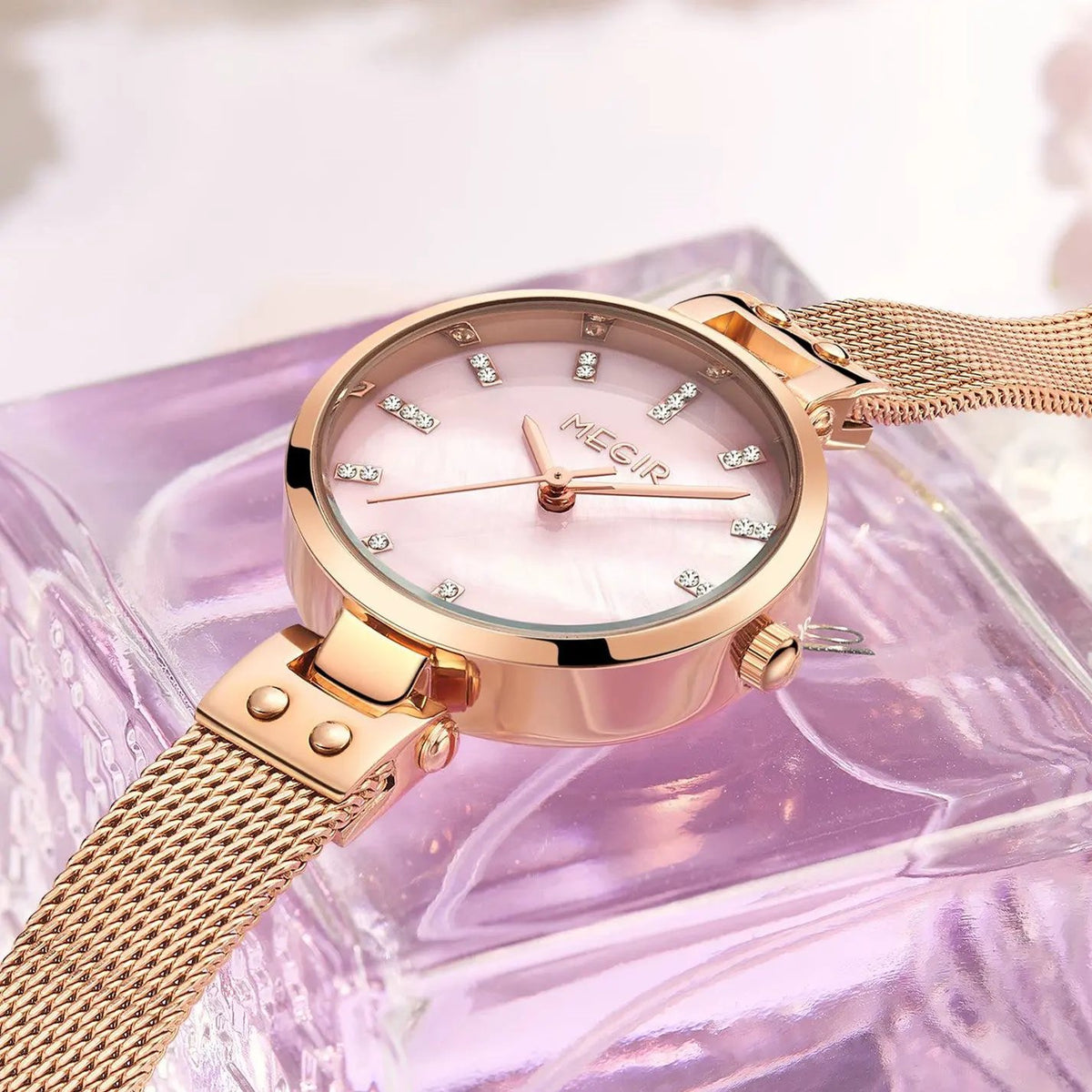 MEGIR Watches for Women Top Brand Fashion Ladies Wristwatch Waterproof Female Quartz Luxury Watch Montre Femme 7025 by MEGIR WATCH GROUP