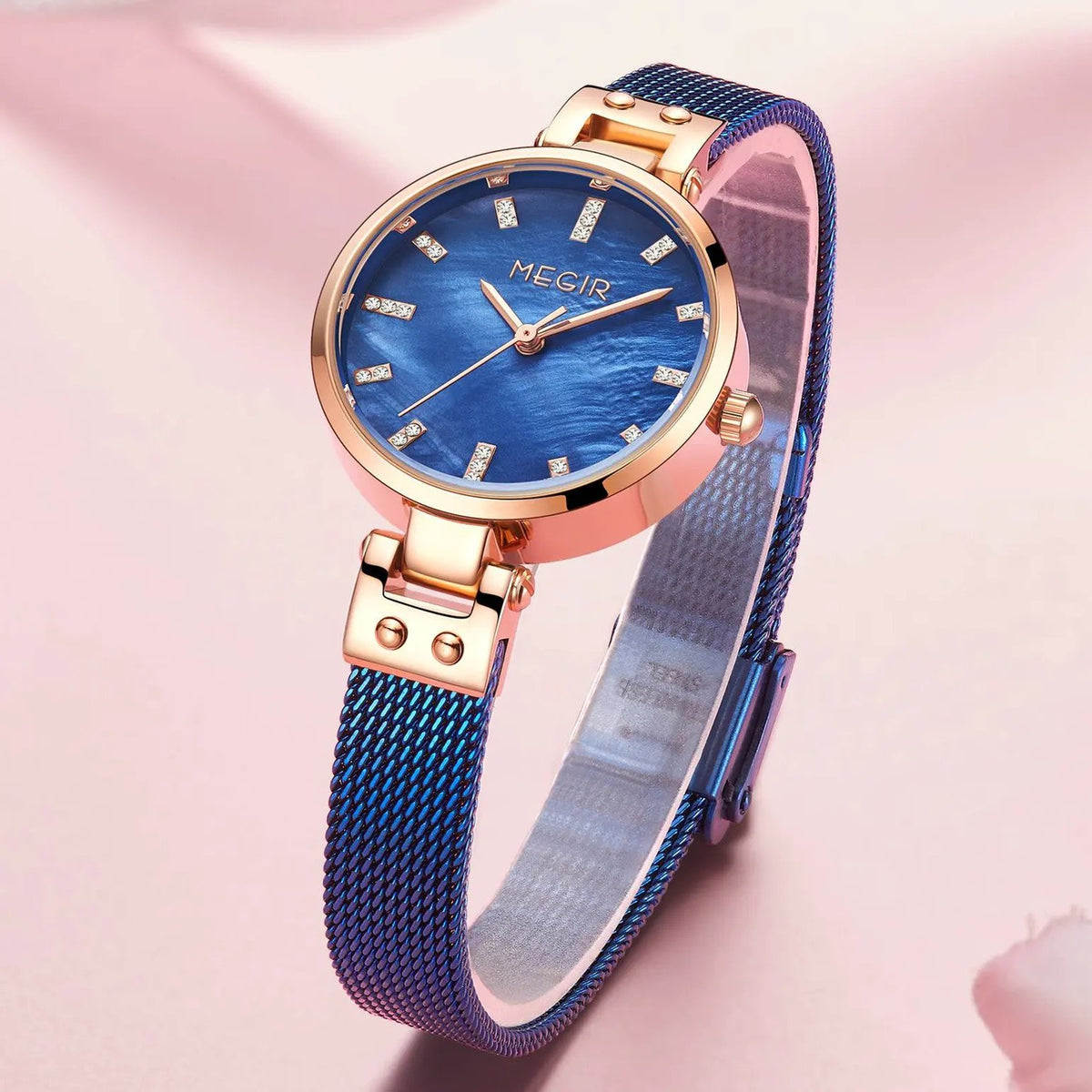 MEGIR Watches for Women Top Brand Fashion Ladies Wristwatch Waterproof Female Quartz Luxury Watch Montre Femme 7025 by MEGIR WATCH GROUP