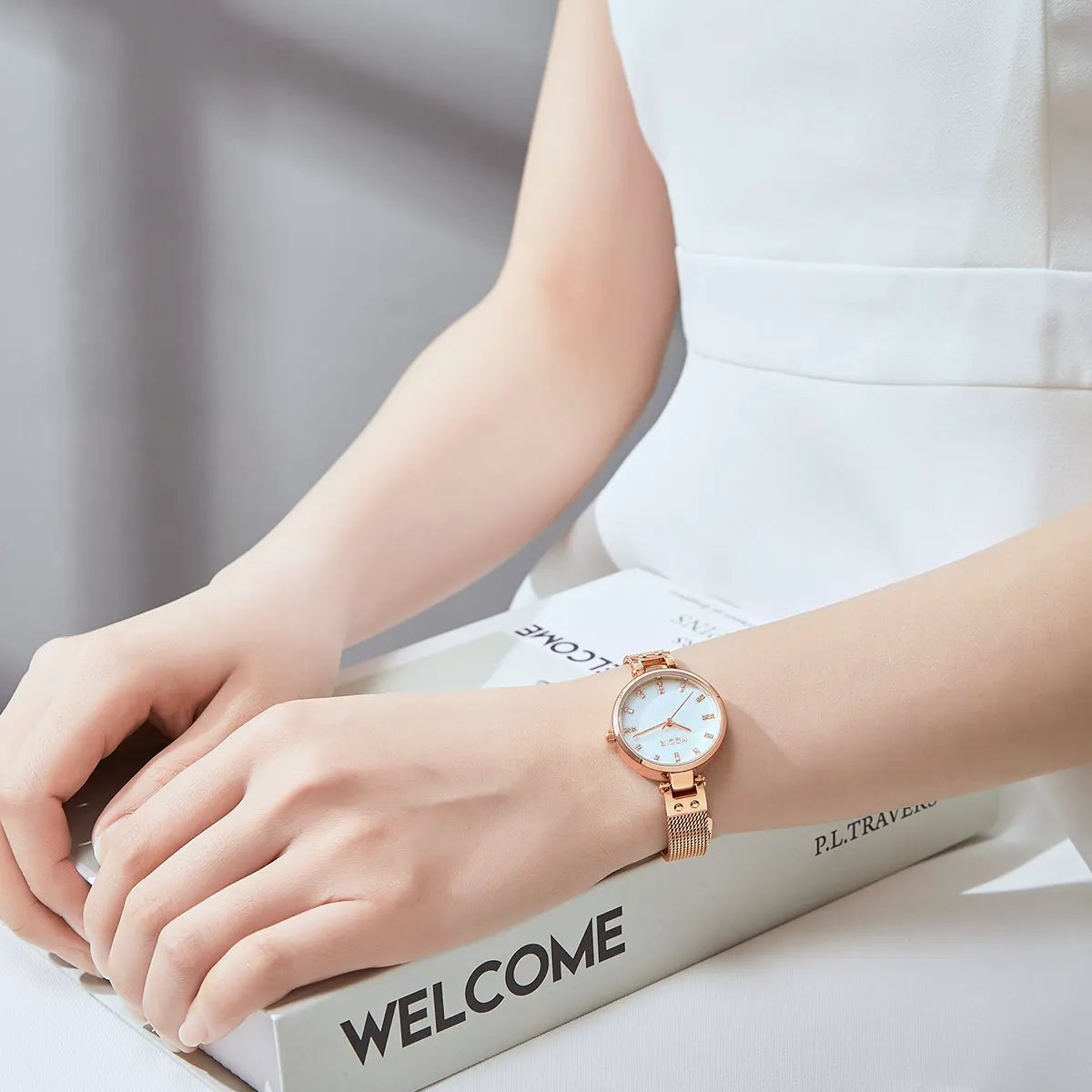 MEGIR Watches for Women Top Brand Fashion Ladies Wristwatch Waterproof Female Quartz Luxury Watch Montre Femme 7025 by MEGIR WATCH GROUP