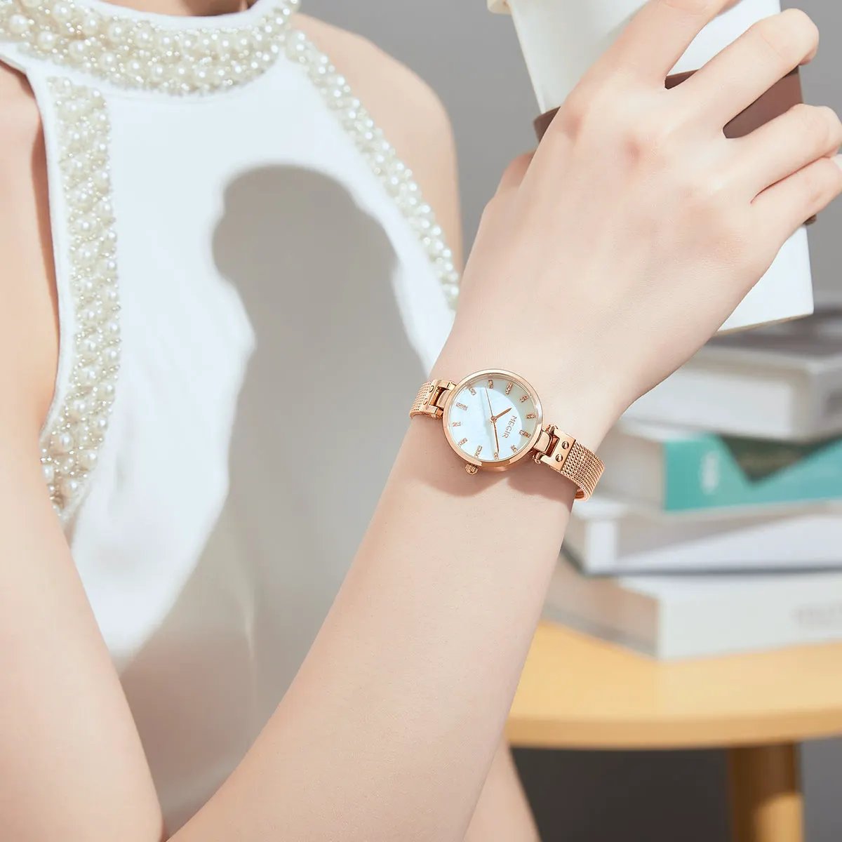 MEGIR Watches for Women Top Brand Fashion Ladies Wristwatch Waterproof Female Quartz Luxury Watch Montre Femme 7025 by MEGIR WATCH GROUP