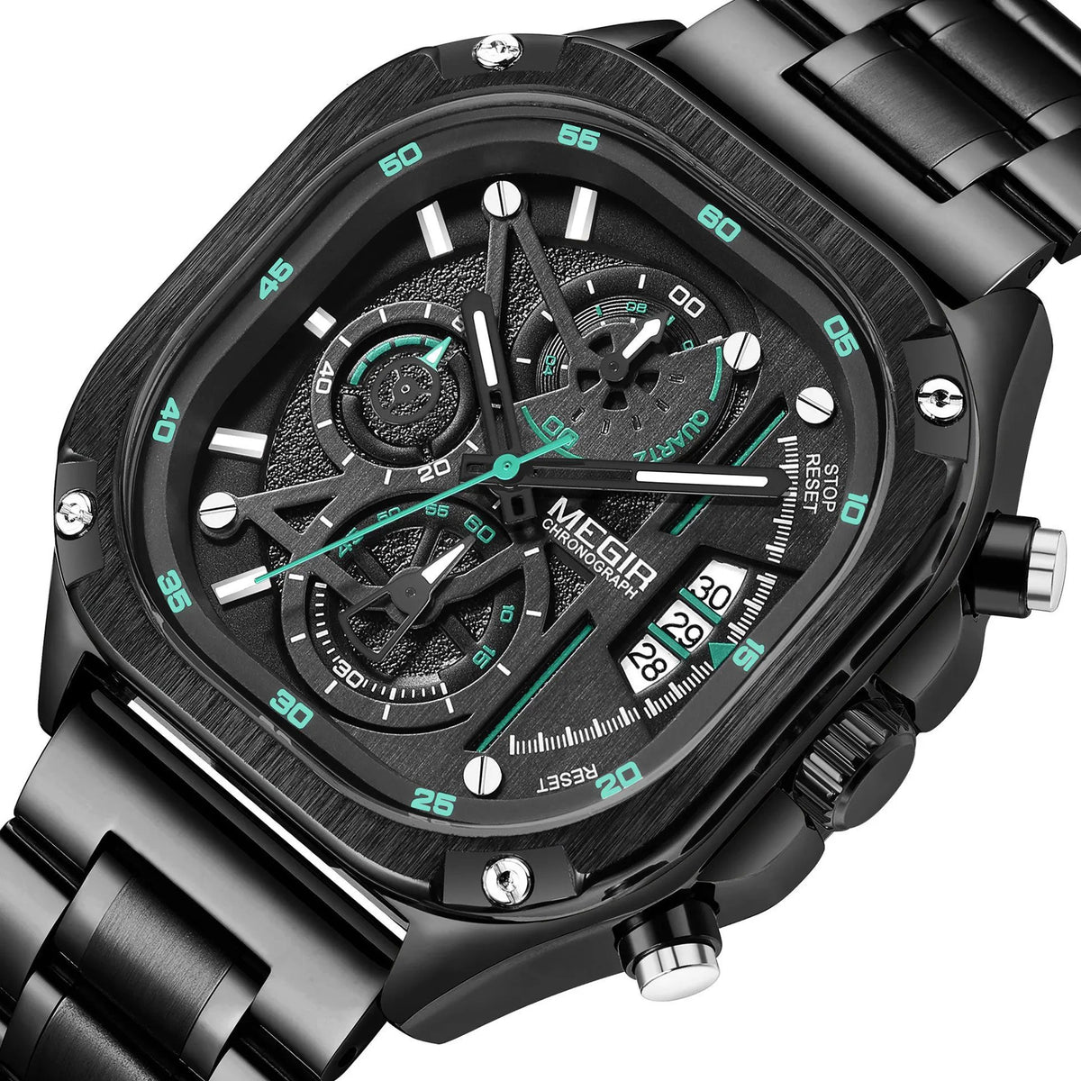 MEGIR Sports Military Watches for Men Luxury Business Casual Wristwatches Waterproof Date Clock Chronograph Reloj Hombre 2217 by MEGIR WATCH GROUP