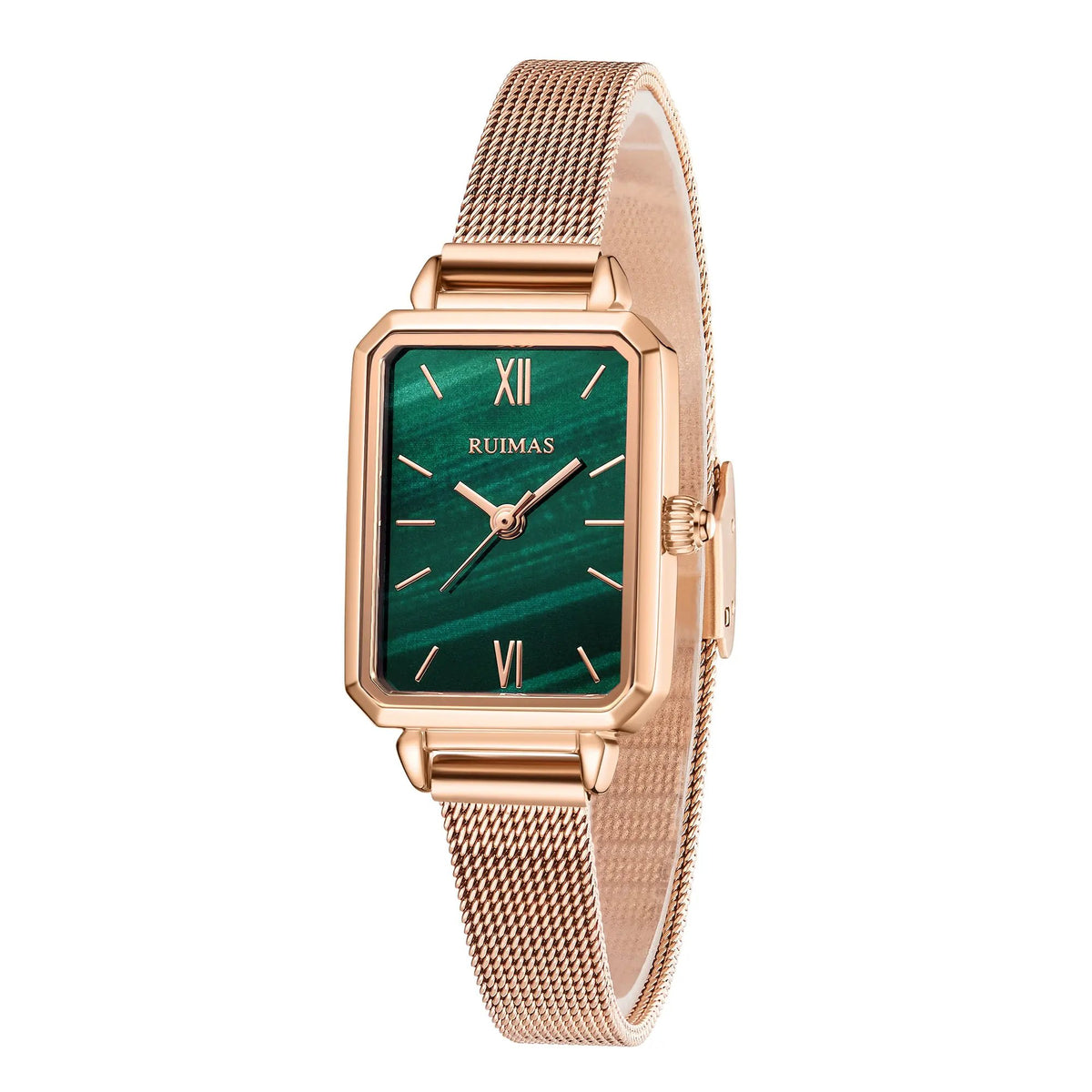 RUIMAS Luxury Ladies Watch Steel Strap Women Bracelet Clocks Leather Band Famale Wristwatch Dress Watches Reloj Mujer 329 by MEGIR WATCH GROUP