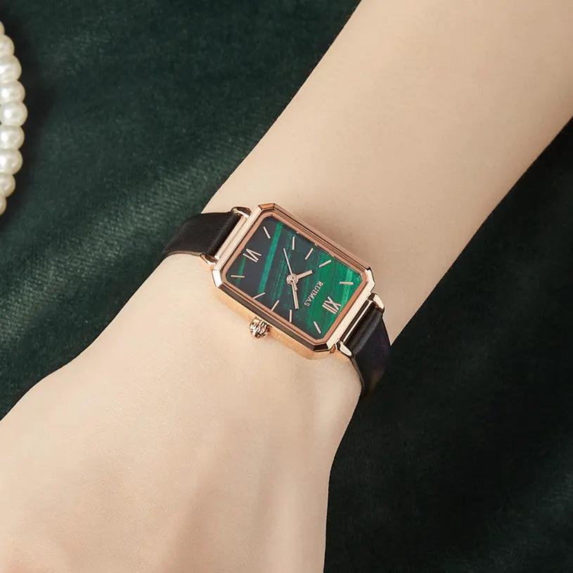 RUIMAS Luxury Ladies Watch Steel Strap Women Bracelet Clocks Leather Band Famale Wristwatch Dress Watches Reloj Mujer 329 by MEGIR WATCH GROUP