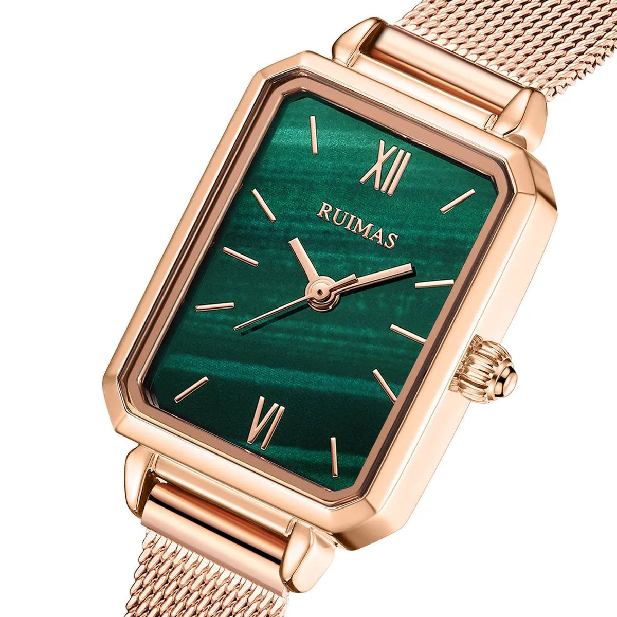 RUIMAS Luxury Ladies Watch Steel Strap Women Bracelet Clocks Leather Band Famale Wristwatch Dress Watches Reloj Mujer 329 by MEGIR WATCH GROUP
