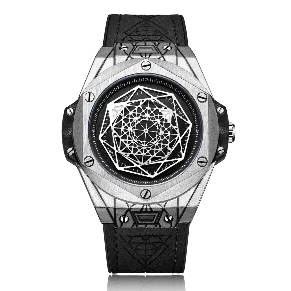 RUIMAS Men's Watches Fashion Sport Quartz Watch for Men Reloj Hombre Leather Belt Wrist Watch Waterproof Casual Clock 533 by MEGIR WATCH GROUP