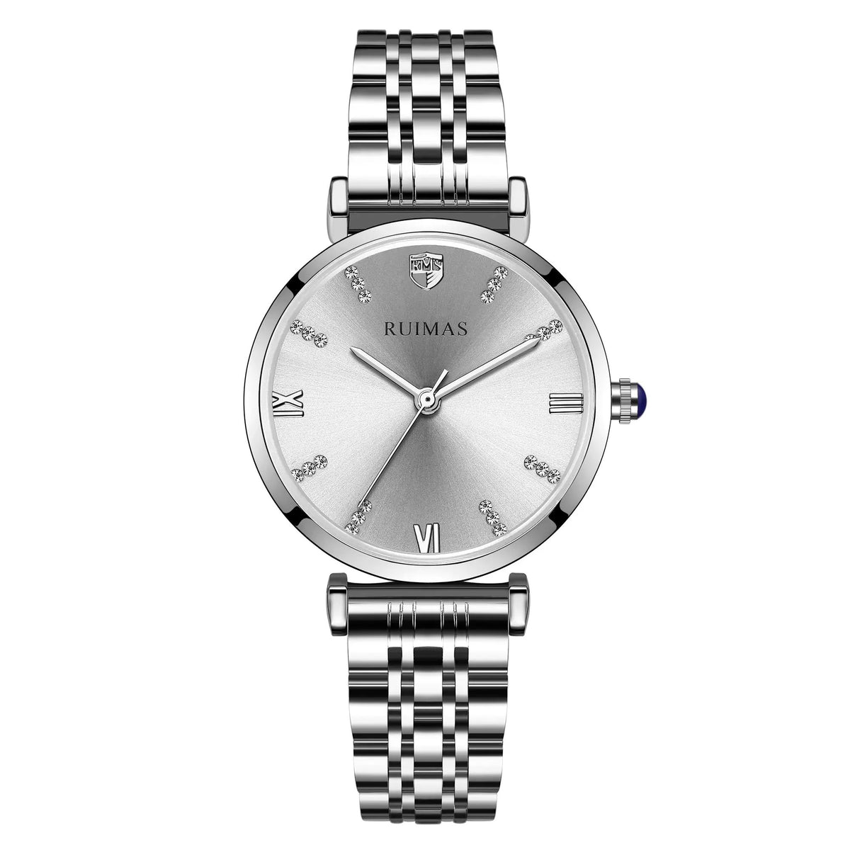 RUIMAS Women Watches Top Brand Luxury Quartz Watch Waterproof Fashion Ladies Wristwatch Stain Steel Dress Clock Reloj Mujer 536 by MEGIR WATCH GROUP