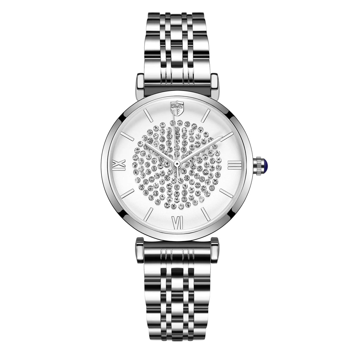 RUIMAS Fashion Women Watch Luxury Quartz Wristwatch Stainless Steel Ladies Casual Watches Dress Clock Relogio Feminino 538 by MEGIR WATCH GROUP