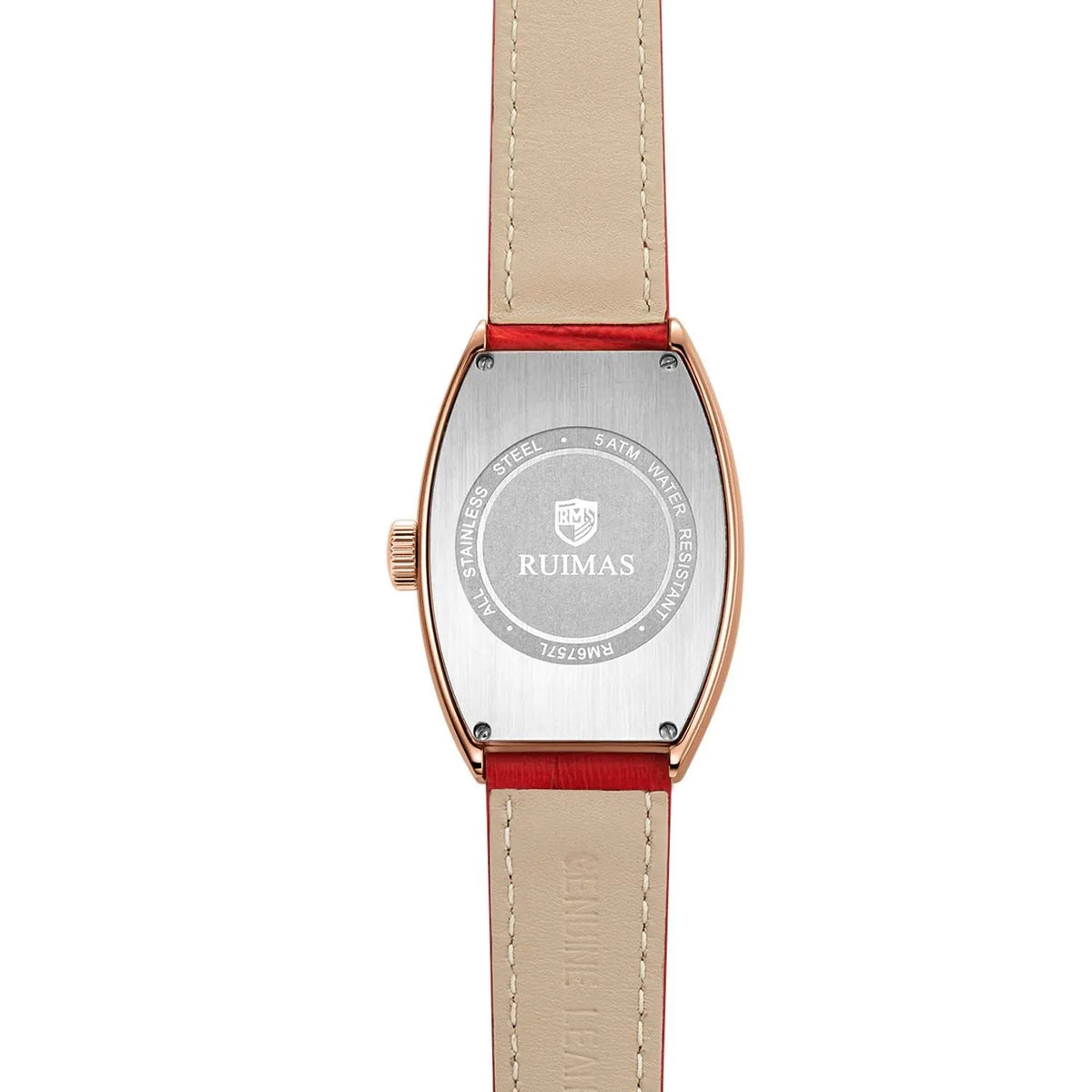 RUIMAS Luxury Diamond Women Automatic Mechanical Watches Waterproof Elegant Ladies Wrist Watch Clock Leather Reloj Mujer 6757 by MEGIR WATCH GROUP