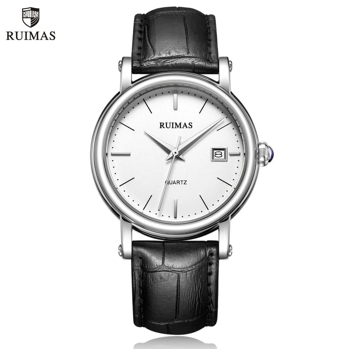 RUIMAS Fashion Mens Quartz Watches Sapphire Sport Wristwatch Waterproof Large Dial Business Casual Watch Clock Montre Homme 6762 by MEGIR WATCH GROUP
