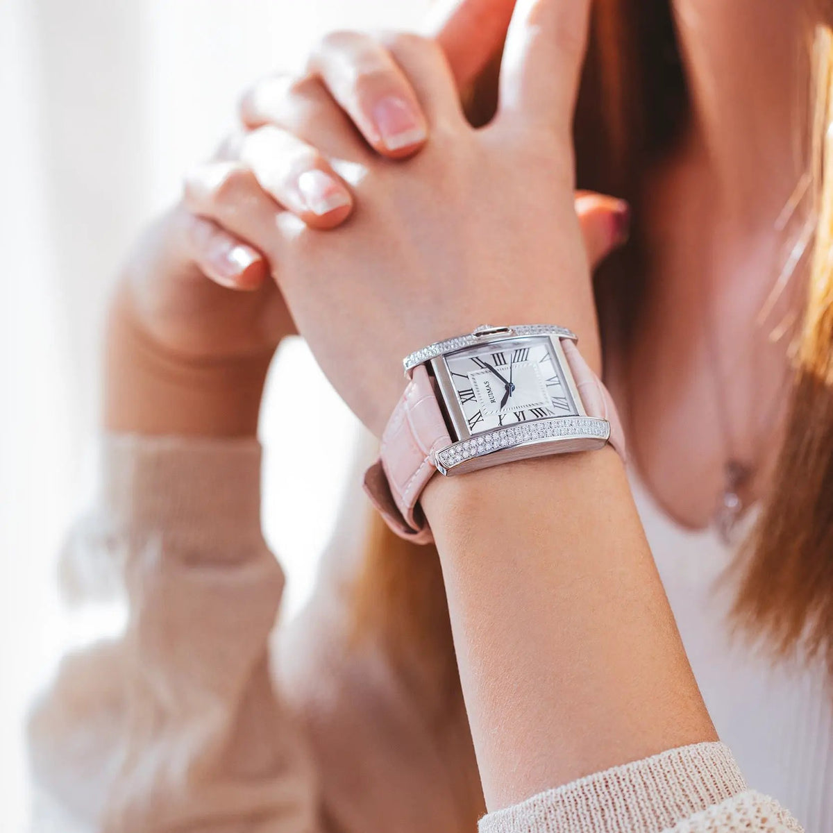RUIMAS Fashion Automatic Mechanical Watch for Women Luxury Leather Ladies Wristwatch Waterproof Female Clock Reloj Mujer 6773 by MEGIR WATCH GROUP