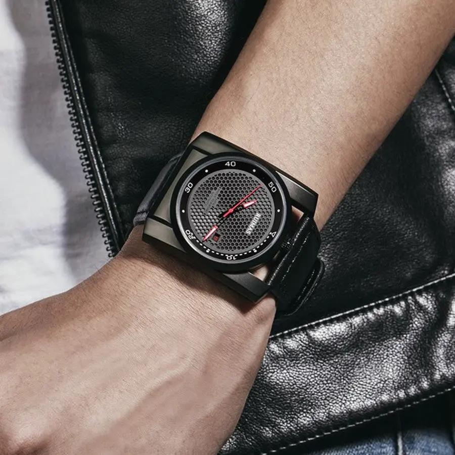 RUIMAS Luxury Men Watches Automatic Mechanical Wrist Watch for Mens Fashion Leather Business Casual Clock Montre Homme 6775 by MEGIR WATCH GROUP