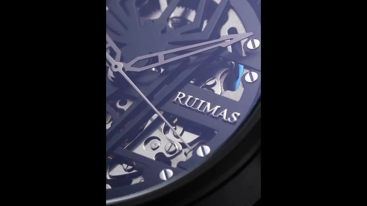 RUIMAS Watches for Men Top Brand Luxury Mechanical Chronograph Clock Stainless Steel Casual Wrist Watch Man Business Watch 6787 by MEGIR WATCH GROUP